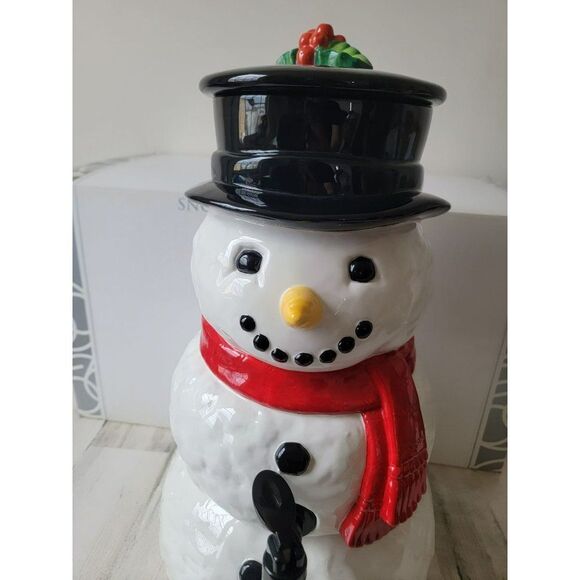 Dept 56 43217 Snowman Cider Server xmas figure - Picture 3 of 12